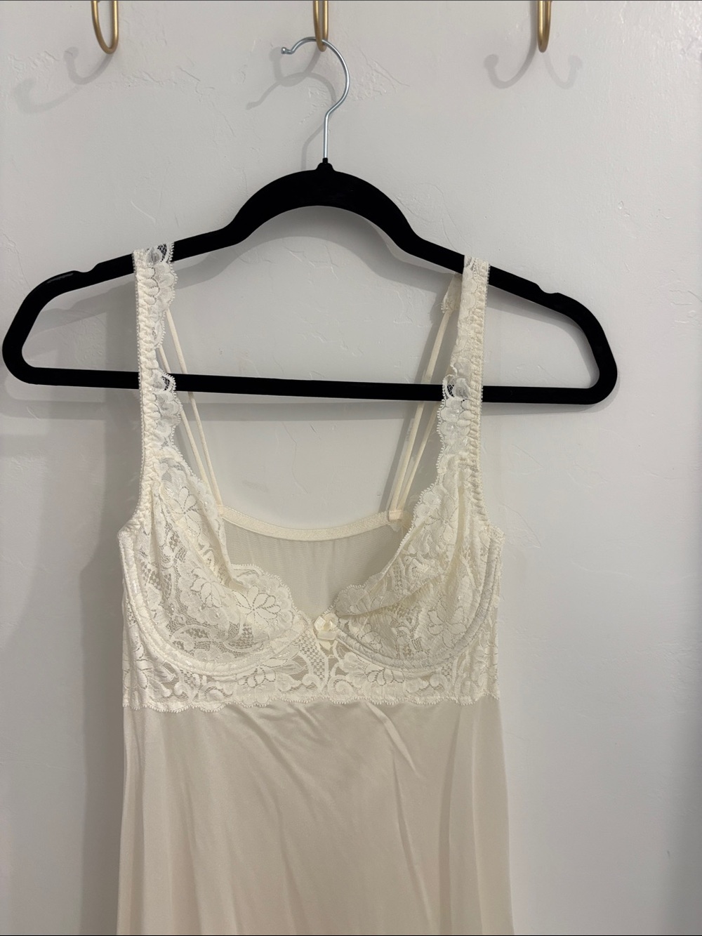Vintage Woman’s Lace Slip Nightdress - Ivory